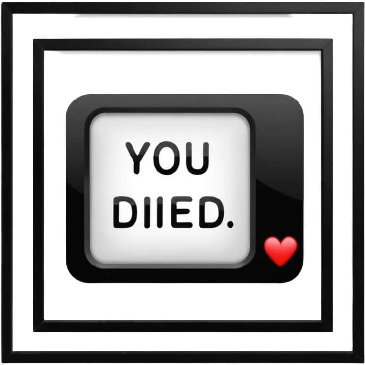 You Died Screen from Elden ring emoji