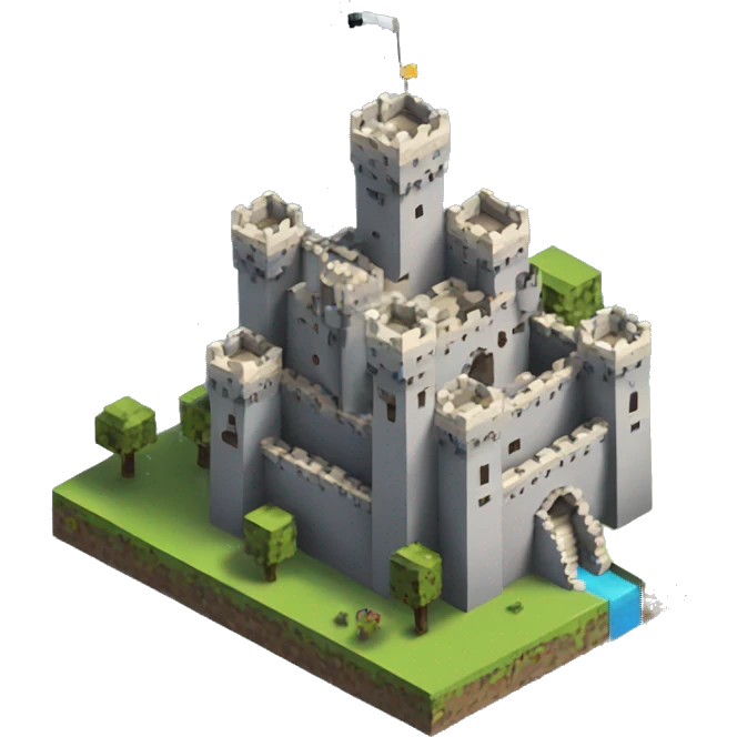 Minecraft castle emoji