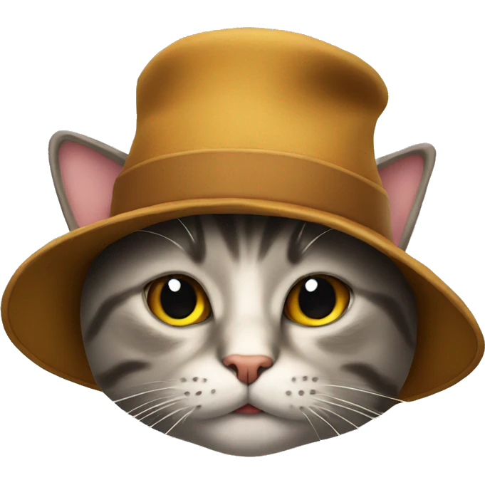 Cat with a hat emoji