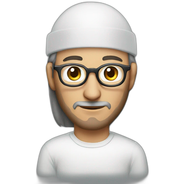 Steve Jobs with an algerian cap emoji
