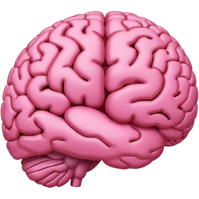 pink brain emoji