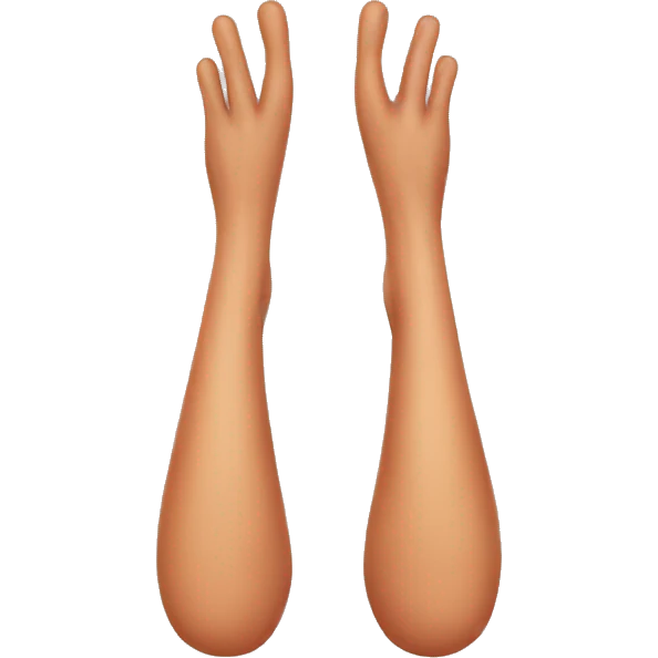 summer rabbit legs emoji