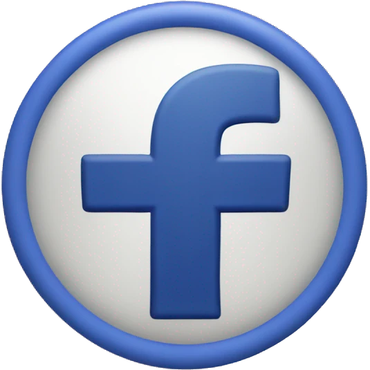 Facebook icon blue emoji