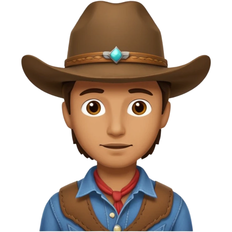 Cowboy with hat emoji