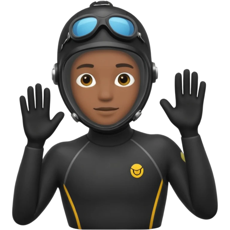 diver wetsuit only wetsuit emoji