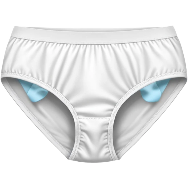 women's underwear, simple cotton briefs emoji