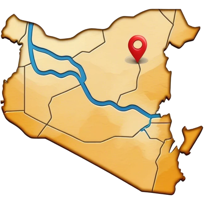 خريطة الاردن  emoji