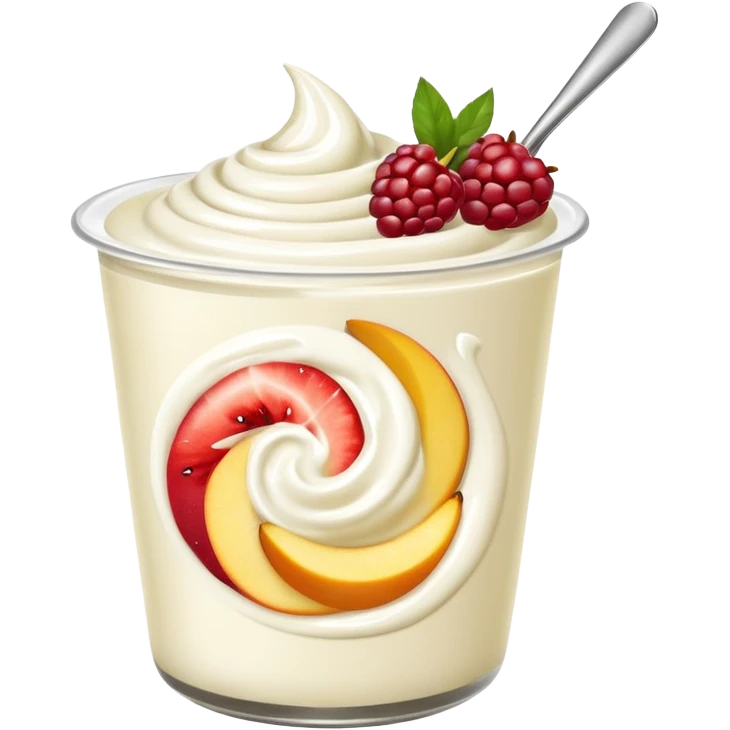healthy joghurt emoji