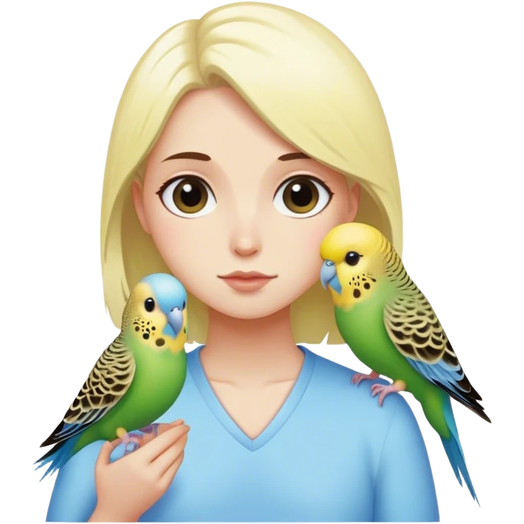 budgie and blyny  emoji