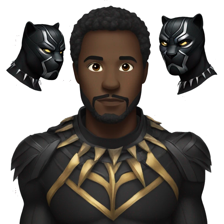 black panther marvel emoji