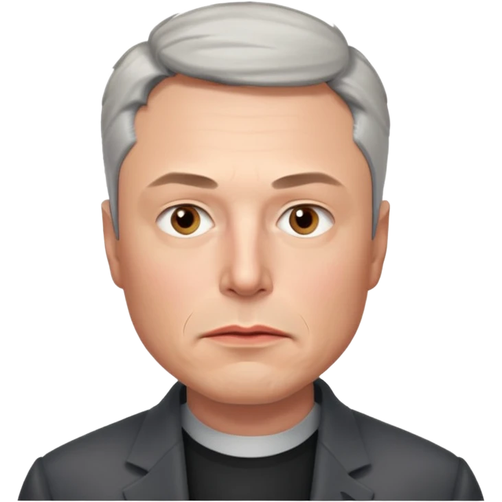 make me elon musk serious face  emoji