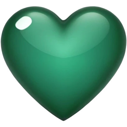 dark green heart  emoji
