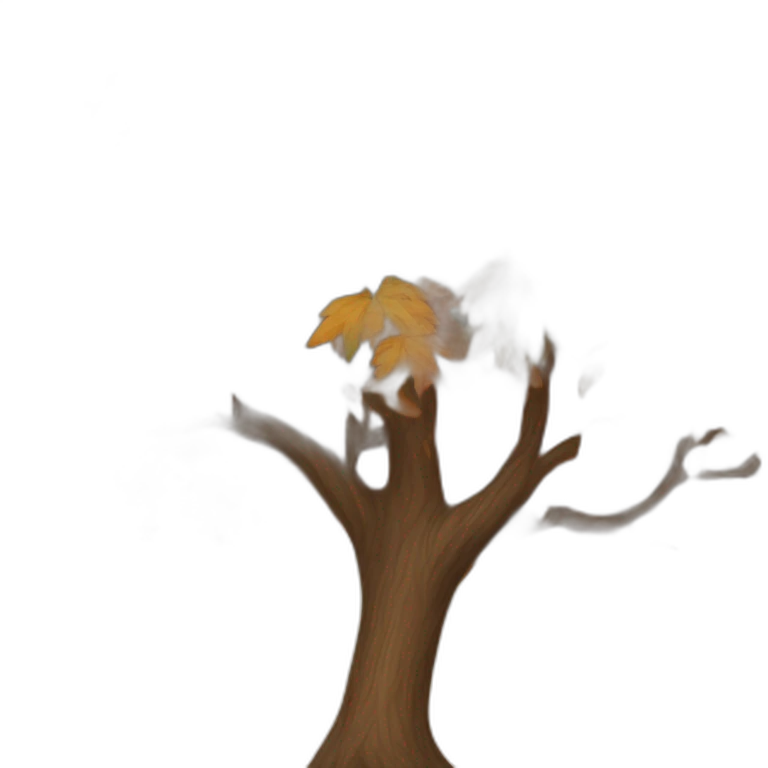 A tree in automn  emoji
