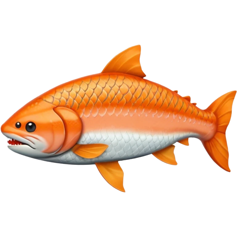 make a salmon with cat ears emoji