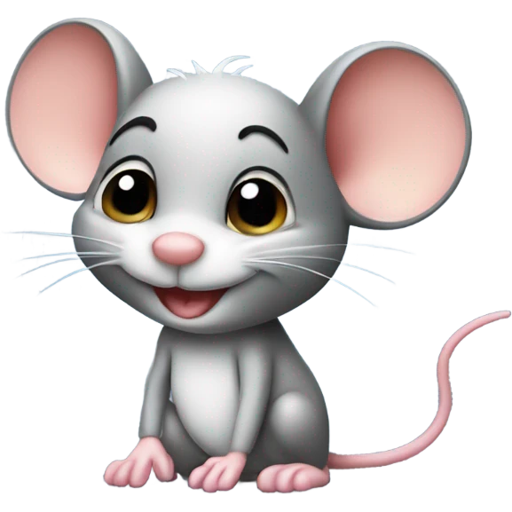 Winky mouse emoji