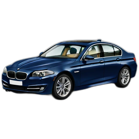 dark blue bmw 5-series emoji