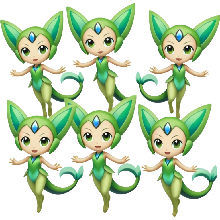 Celebi-Meloetta-Uxie-Mezprit-Azelf-fusion emoji