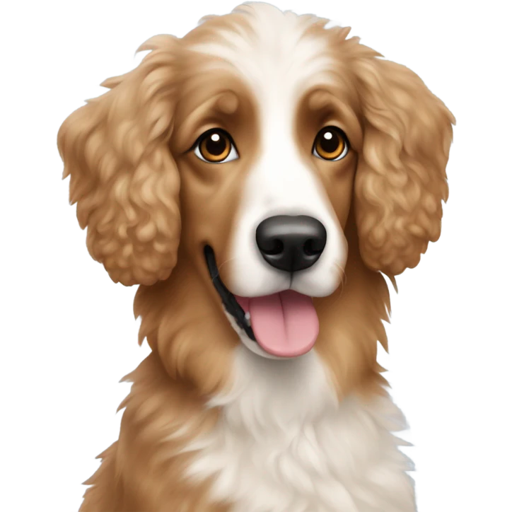 apricot poodle and australian shepard emoji