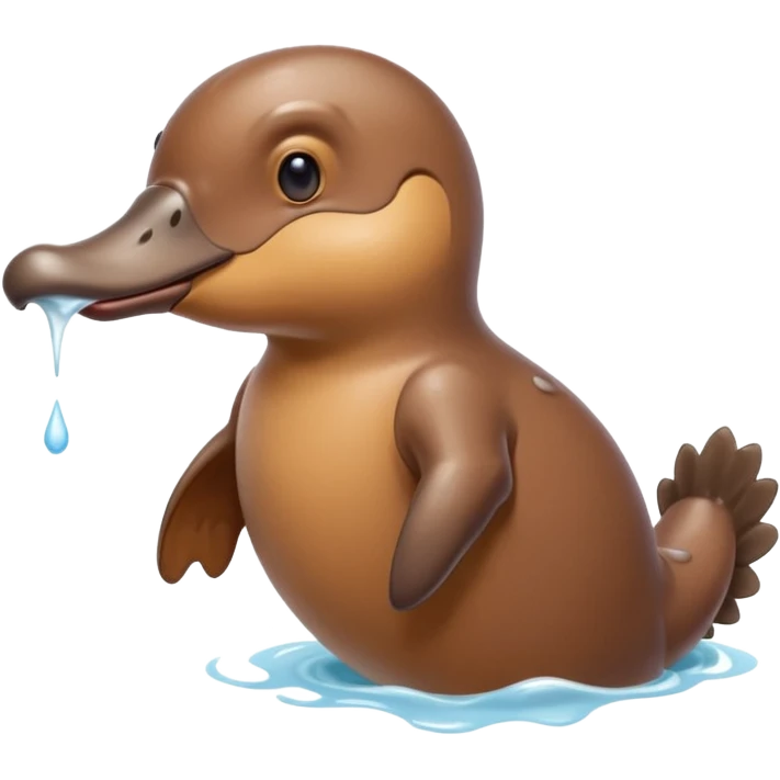 platypus sweating milk emoji