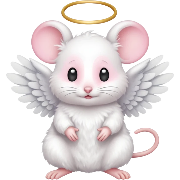 mouse angel emoji