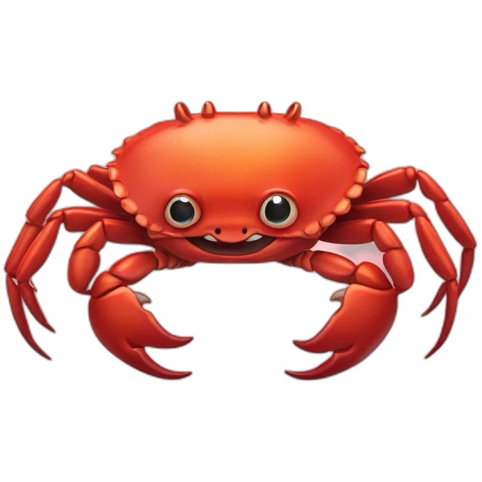 two crab in love emoji