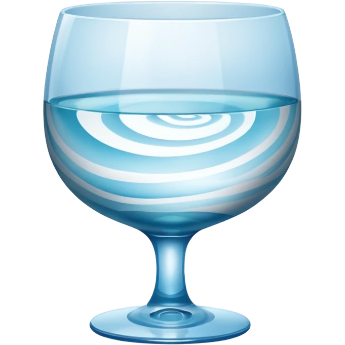 1 Baijiu cup, glass texture, light blue wine emoji