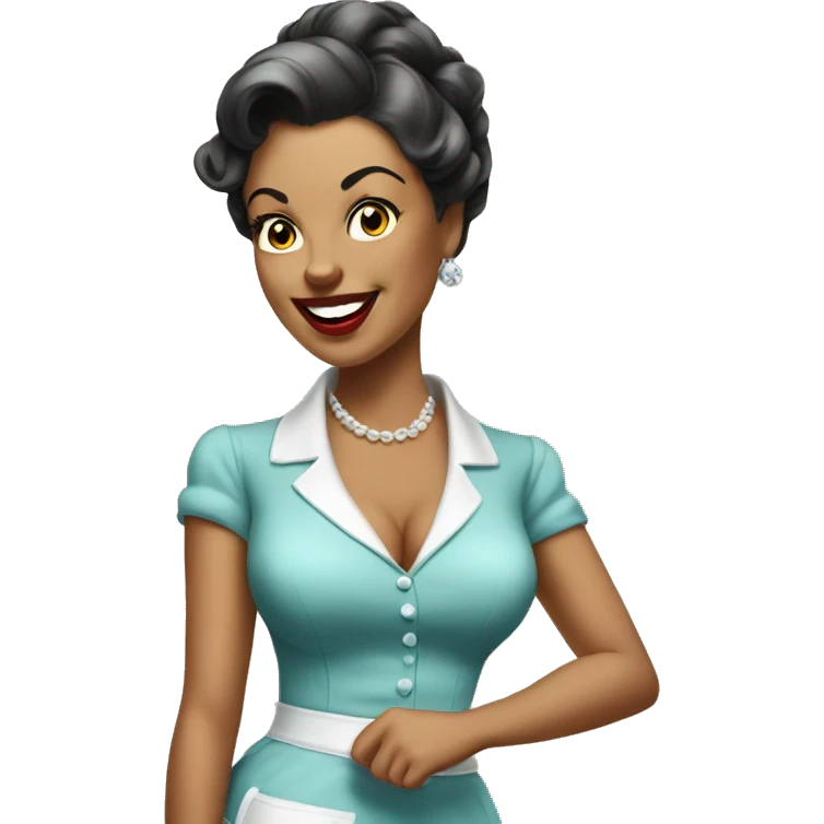 Pinup housewife  emoji