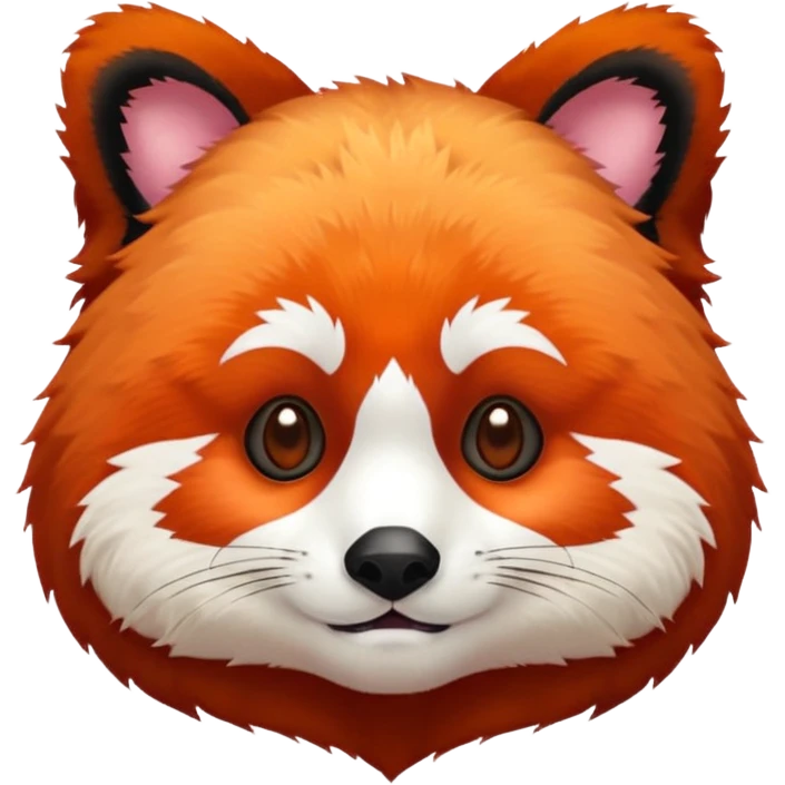 red panda fur, only the fur emoji