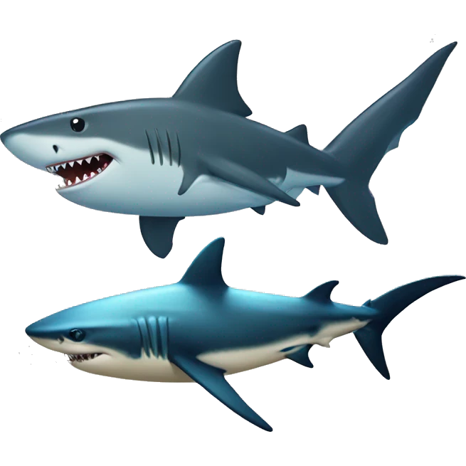 fusion a shark with a turtle emoji