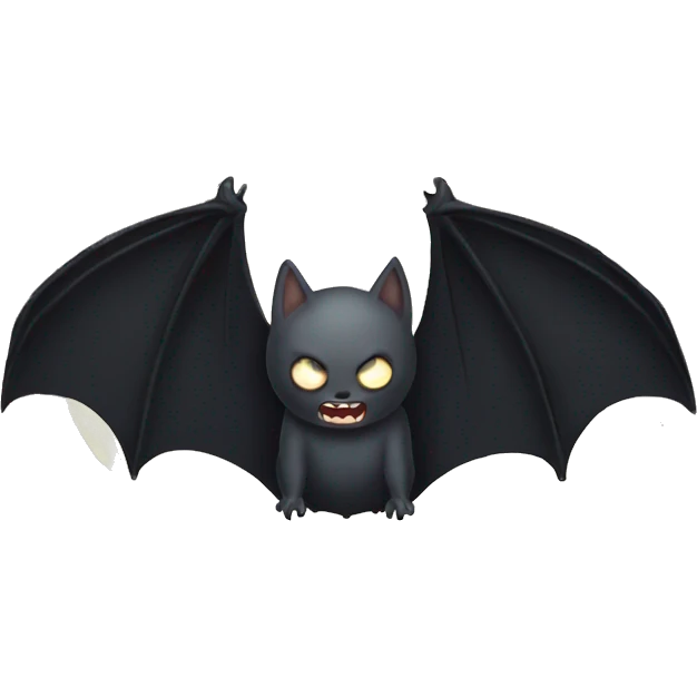 bat moon emoji