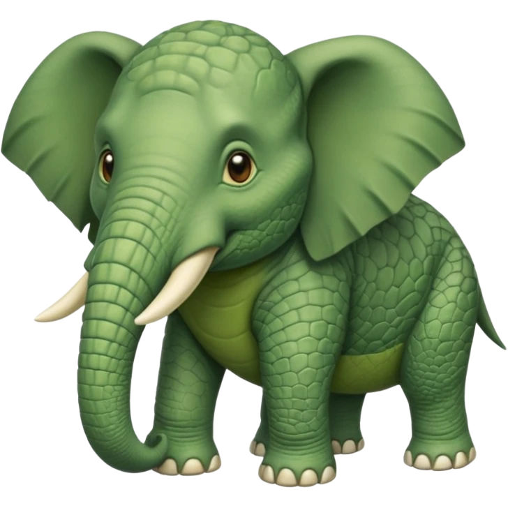 dinosaur fused with elaphent emoji