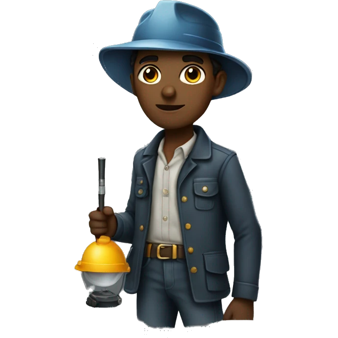 dark young surveyor   emoji
