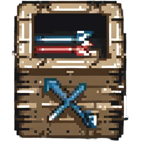 power up crate with arrows and racing stripes symbolizing speed boost emoji