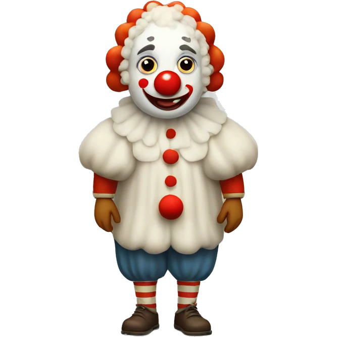 Clown + sheep + fun emoji
