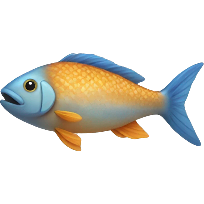 Fish with dress emoji