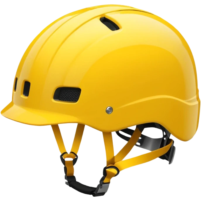 bicycle helmet yellow emoji