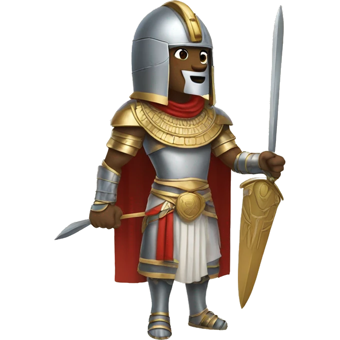 Knight with ancient Egyptian clothing emoji