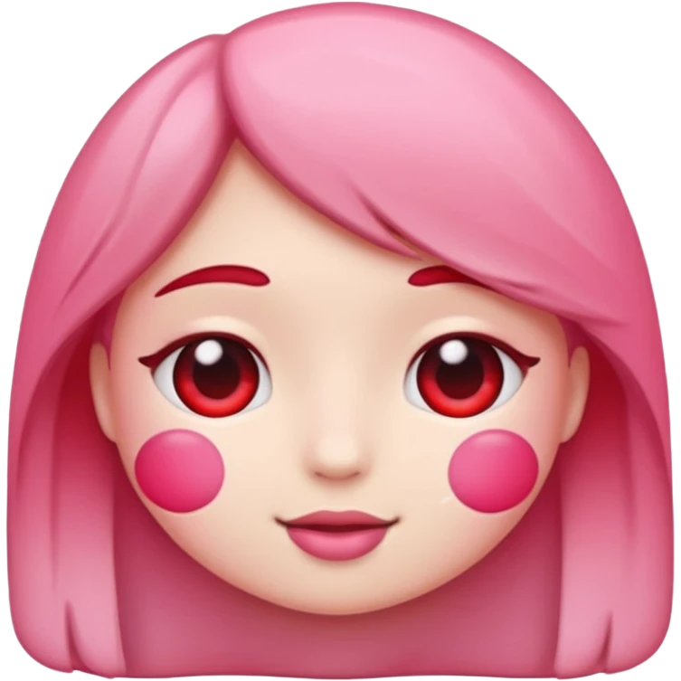Lil tint pink and red emoji