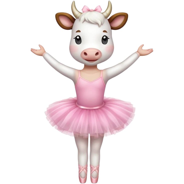 Ballerina cow emoji