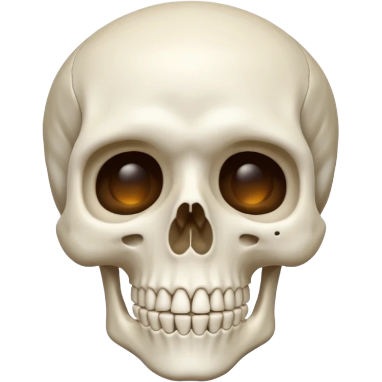 Mewing skeleton emoji