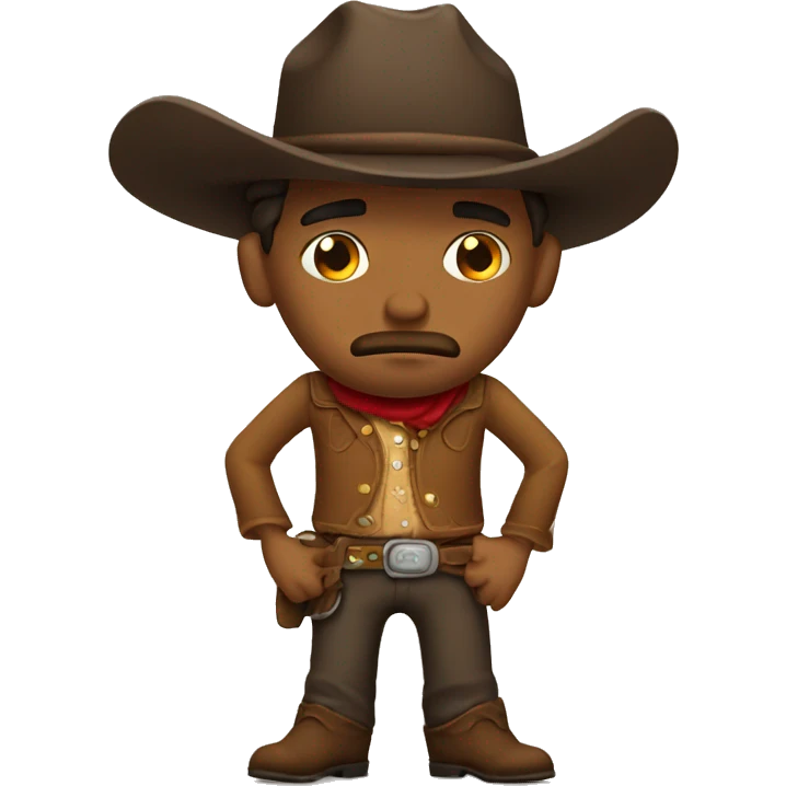 Sad cowboy emoji emoji