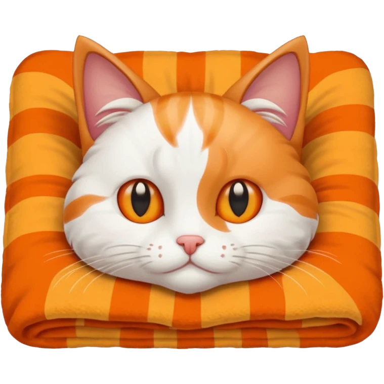 kozybayby cat  blanket emoji