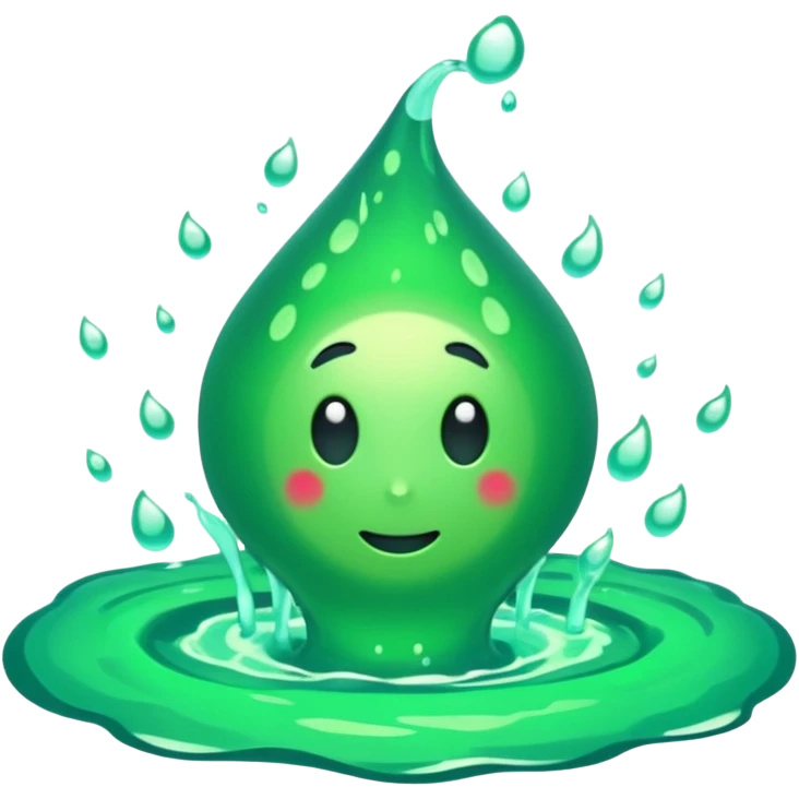Radioactive pool of water emoji