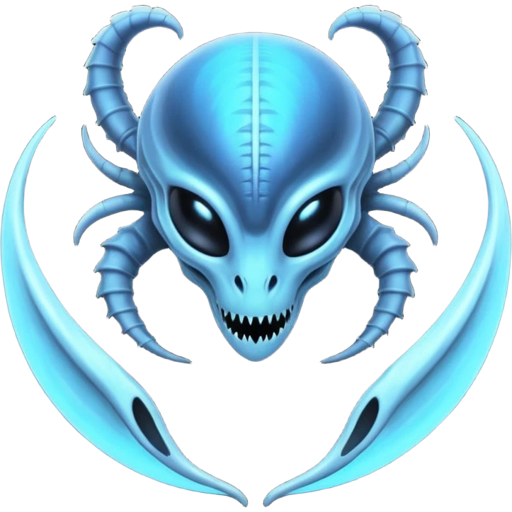 Abstract Xenomorph-Lunala-ET-hybrid-fantasy-creature emoji