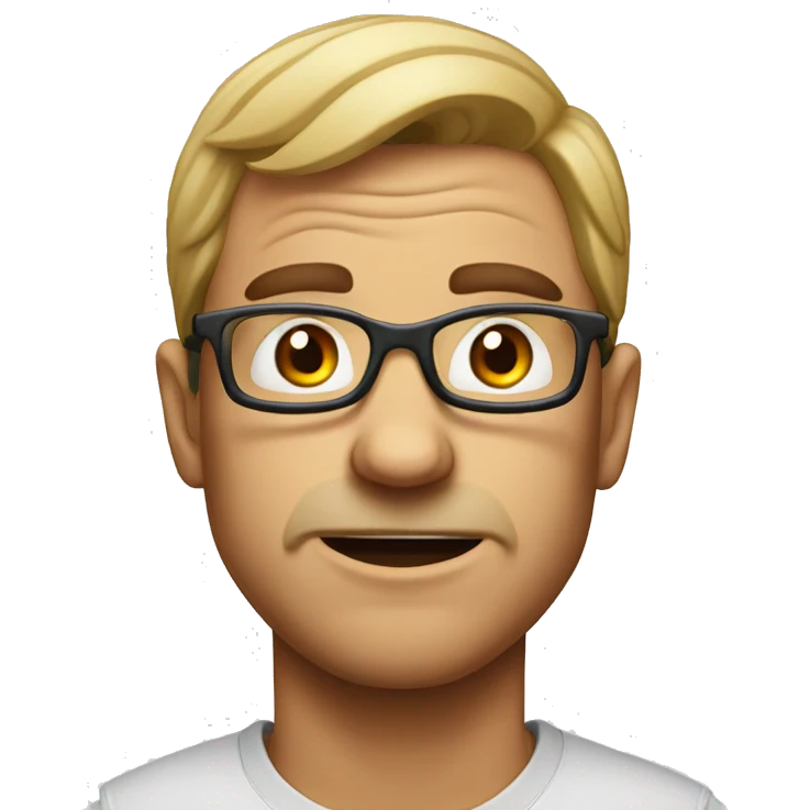 mad guy nerd emoji