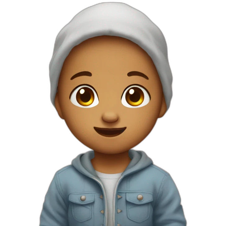 Little cute baby emoji