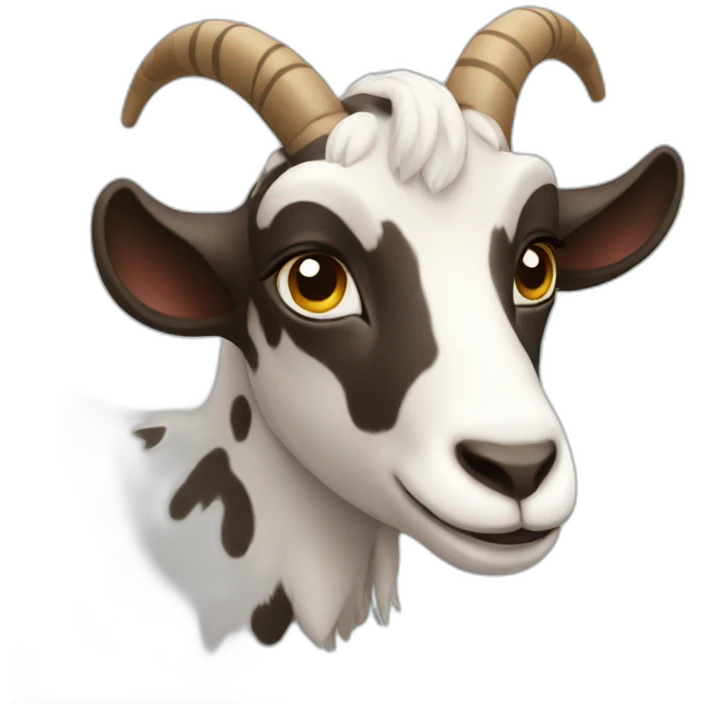 spotted goat emoji