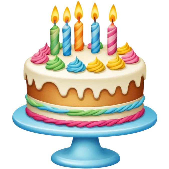 Birthday cake emoji