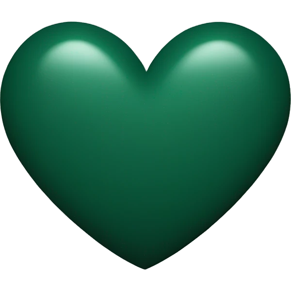 heart dark green emoji