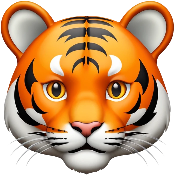tiger face with LOL speech bubble for Twitch emote emoji
